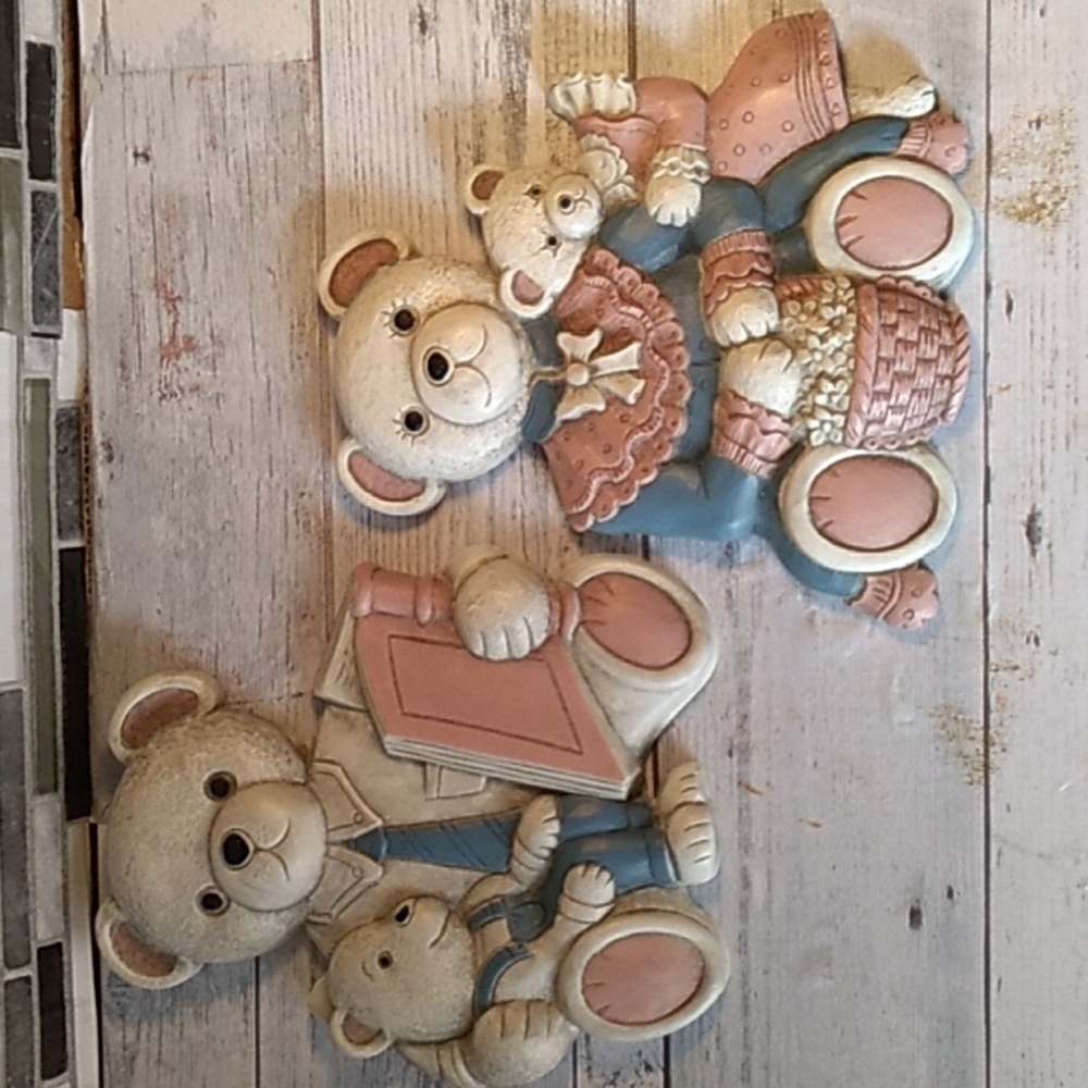 Vintage 1980s Homco Home Interiors wall deco